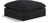 Black-Ott Comfy Collection Modern | Contemporary Upholstered Ottoman, Rich Black Durable Linen Textured Fabric, Down Feather Cushions, 39" W x 40" D x 20" H, Black Black-Ott Comfy Collection Modern | Contemporary Upholstered Ottoman, Rich Black Durable Linen Textured Fabric, Down Feather Cushions, 39" W x 40" D x 20" H, Black