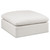Cream-Ott Comfy Collection Modern | Contemporary Vegan Leather Upholstered Ottoman, Soft Cream Vegan Leather, Fiber-Filled, 39" W x 40" D x 20" H, Cream Cream-Ott Comfy Collection Modern | Contemporary Vegan Leather Upholstered Ottoman, Soft Cream Vegan Leather, Fiber-Filled, 39" W x 40" D x 20" H, Cream