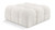 Cream-Ott Ames Collection Modern | Contemporary Ottoman with Rich Cream Boucle Fabric, 34" W x 34" D x 17.5" H, Cream Cream-Ott Ames Collection Modern | Contemporary Ottoman with Rich Cream Boucle Fabric, 34" W x 34" D x 17.5" H, Cream