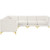 Cream-Sec6A Alina Collection Modern | Contemporary Velvet Upholstered Modular Sectional with Deep Channel Tufting, 116.5" W x 91" D x 31" H, Cream Cream-Sec6A Alina Collection Modern | Contemporary Velvet Upholstered Modular Sectional with Deep Channel Tufting, 116.5" W x 91" D x 31" H, Cream