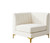 Cream-Corner Alina Collection Modern | Contemporary Velvet Upholstered Modular Chair with Deep Channel Tufting, 32.5" W x 32.5" D x 31" H, Cream Cream-Corner Alina Collection Modern | Contemporary Velvet Upholstered Modular Chair with Deep Channel Tufting, 32.5" W x 32.5" D x 31" H, Cream