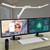 Architect Desk Lamp with Clamp, Led Desk Lamp for Home Office with Remote Control, 24W Bright Dimmable Computer Light with Atmosphere Lighting Adjustable Table Light(Remote) Architect Desk Lamp with Clamp, Led Desk Lamp for Home Office with Remote Control, 24W Bright Dimmable Computer Light with Atmosphere Lighting Adjustable Table Light(Remote)