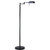 Brook Adjustable Dimmable LED Pharmacy Floor Lamp, Black Brook Adjustable Dimmable LED Pharmacy Floor Lamp, Black