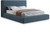 DevinNavy-Q Devin Collection Modern | Contemporary Bed with Luxe Linen Textured Fabric, 77" W x 97" D x 45" H, Navy, Queen Bed DevinNavy-Q Devin Collection Modern | Contemporary Bed with Luxe Linen Textured Fabric, 77" W x 97" D x 45" H, Navy, Queen Bed