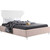 GhostPink-K Ghost Collection Modern | Contemporary Velvet Upholstered King Bed, Acrylic Headboard/Legs, Slats, 81" W x 86.5" D x 50" H, Pink, King
