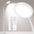 Floor Lamp, Adjustable Height Floor Lamps for Living Room Bedroom, 252 LED Super Bright Standing Lamp Remote Control, Dimmable Gooseneck Tall Stand Reading Lamp Light for Office Craft, White Floor Lamp, Adjustable Height Floor Lamps for Living Room Bedroom, 252 LED Super Bright Standing Lamp Remote Control, Dimmable Gooseneck Tall Stand Reading Lamp Light for Office Craft, White