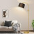 Upgraded Modern Arc Dimmable Tall Standing Floor Lamp with Black Shade, 1200 Lumens LED Bulb Included, for Living & Reading Room, Bedroom, Office & Nursery, Gold Upgraded Modern Arc Dimmable Tall Standing Floor Lamp with Black Shade, 1200 Lumens LED Bulb Included, for Living & Reading Room, Bedroom, Office & Nursery, Gold