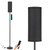 64'' Floor Lamps for Living Room with Remote Control and Stepless Dimmable Colors Temperature & Brightness, 9W Bulb Included(Black Lampshade & Black Pole)