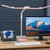 LED Desk Lamp for Home Office with Base, 28.2" Adjustable Gooseneck Swing Arm Bright Desk Light, Dimmable Architect Table Lamp for Desktop Computer Light, Reading, Study, Workbench(Pink) LED Desk Lamp for Home Office with Base, 28.2" Adjustable Gooseneck Swing Arm Bright Desk Light, Dimmable Architect Table Lamp for Desktop Computer Light, Reading, Study, Workbench(Pink)