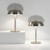2 Pack Portable LED Mushroom Table Lamp, Metal Cordless Desk Night Light, Stepless Dimming Touch Lamp with 3 Colors for Bedroom Bedside Restaurant Bar, Sliver 2 Pack Portable LED Mushroom Table Lamp, Metal Cordless Desk Night Light, Stepless Dimming Touch Lamp with 3 Colors for Bedroom Bedside Restaurant Bar, Sliver