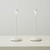 2 PACK Cordless Lamps,Battery Rechargeable Table Lamp,Portable Lamps,2 Level Brightness Dimmable Night Light,Minimalist Design,Cordless Table Lamps for Living Room/Restaurant/Couple Dinne(White)