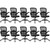 10PK, Desk Chairs with Wheels, Ergonomic Mesh Back PU Leather Seat Home Office Adjustable Lumbar Support and Height Swivel Rolling Computer Task Chair with Flip Up Arms for Conference, Black 10PK, Desk Chairs with Wheels, Ergonomic Mesh Back PU Leather Seat Home Office Adjustable Lumbar Support and Height Swivel Rolling Computer Task Chair with Flip Up Arms for Conference, Black