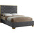 LanaGrey-K Lana Collection Modern | Contemporary Velvet Upholstered Bed with Button Tufted Headboard and Solid Wood Frame, Grey, King, 80.5" W x 86" D x 58.5" H LanaGrey-K Lana Collection Modern | Contemporary Velvet Upholstered Bed with Button Tufted Headboard and Solid Wood Frame, Grey, King, 80.5" W x 86" D x 58.5" H