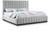 LuciaGrey-K Lucia Collection Modern | Contemporary King Bed with Rich Grey Linen Textured Fabric and Black Finish Solid Wood Base, 81.5" W x 87.5" D x 52" H, Grey, King LuciaGrey-K Lucia Collection Modern | Contemporary King Bed with Rich Grey Linen Textured Fabric and Black Finish Solid Wood Base, 81.5" W x 87.5" D x 52" H, Grey, King