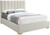 PierceBeige-Q Pierce Collection Mid-Century Modern Linen Textured Fabric Upholstered Bed with Deep Channel Tufted Headboard, 67" W x 89" D x 54" H, Beige, Queen PierceBeige-Q Pierce Collection Mid-Century Modern Linen Textured Fabric Upholstered Bed with Deep Channel Tufted Headboard, 67" W x 89" D x 54" H, Beige, Queen