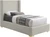 RoyceBeige-T Royce Collection Mid-Century Modern Linen Textured Fabric Upholstered Bed with Wing Back Headboard, 46" W x 84.5" D x 54.5" H, Beige, Twin RoyceBeige-T Royce Collection Mid-Century Modern Linen Textured Fabric Upholstered Bed with Wing Back Headboard, 46" W x 84.5" D x 54.5" H, Beige, Twin