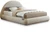 RudyBeige-F Rudy Collection Modern | Contemporary Teddy Fabric Full Bed with Soft Plush Beige Teddy Fabric and Rounded Headboard, 69" W x 86" D x 45" H, Beige, Full RudyBeige-F Rudy Collection Modern | Contemporary Teddy Fabric Full Bed with Soft Plush Beige Teddy Fabric and Rounded Headboard, 69" W x 86" D x 45" H, Beige, Full