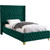 SavanGreen-T Savan Collection Modern | Contemporary Velvet Upholstered Bed with Deep Button Tufting in Gold or Chrome Finish, 50" W x 81" D x 56" H, Green, Twin SavanGreen-T Savan Collection Modern | Contemporary Velvet Upholstered Bed with Deep Button Tufting in Gold or Chrome Finish, 50" W x 81" D x 56" H, Green, Twin