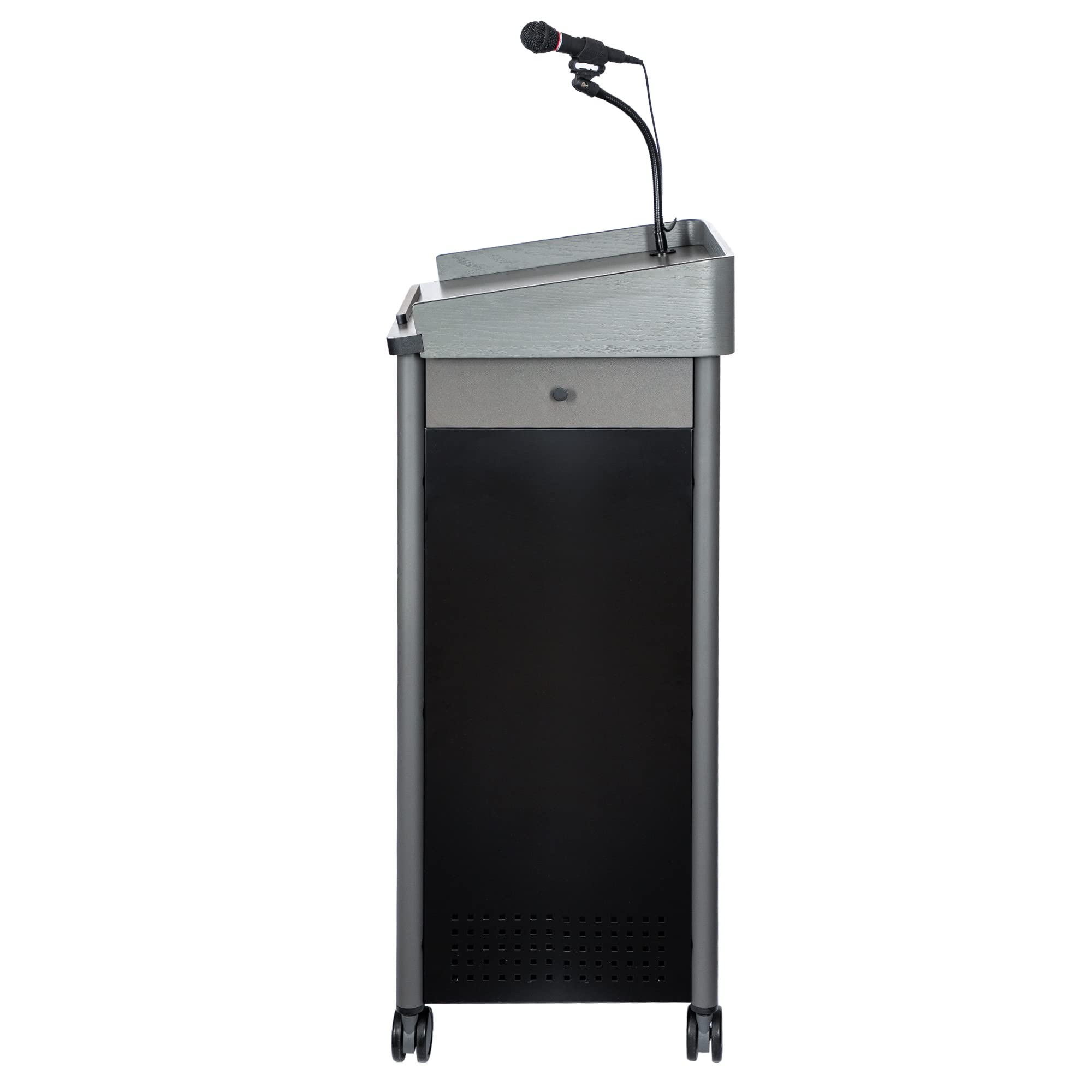 CoreSound Media Series Floor-Standing Mobile Lectern (No Microphone, AC ...