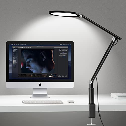ModSavy Monitor Light Bar with Remote Control, Light Bar with Auto-Dimming  Screen Glare Monitor Desk Lamp for Work and Office 