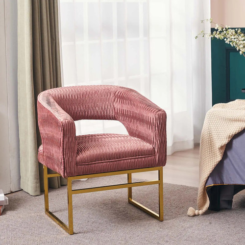 Upholstered bedroom chair with arms discount