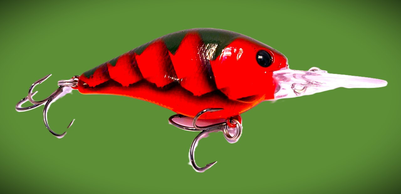 dd fishing lure Lucky Craft Pointer Jerkbait Sharp VMC black nickel hooks and top River2Sea Tactical Bassin' DD Crank