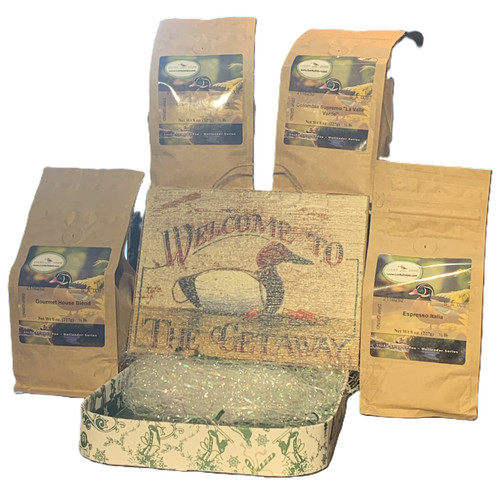 Coffee Gift Pack - Select your Flavors (4) and Sign Coffee Gift Pack - Select your Flavors (4) and Sign