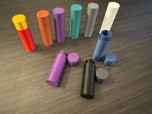 2 Pack Chapstick/Travel Pill/ Toothpick Container