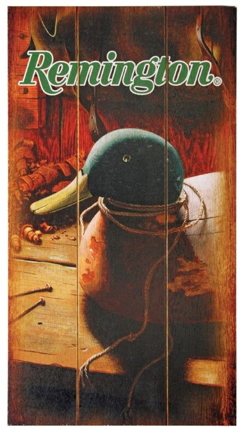 Remington - Painted Decoy Wood Sign