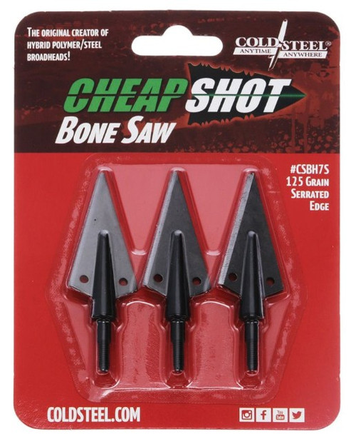 Cold Steel-Cheap Shot Bone Saw Broadheads