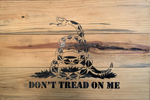 Don't Tread on Me - Natural Wood