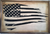 American Flag Framed Wood Signs - Black & White