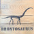 NEW MEXICO - 12" X 12" Wooden Sign - BRONTOSAURUS