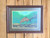Original, Professionally Framed, Brown Trout Painting by Artist Karl Lutz