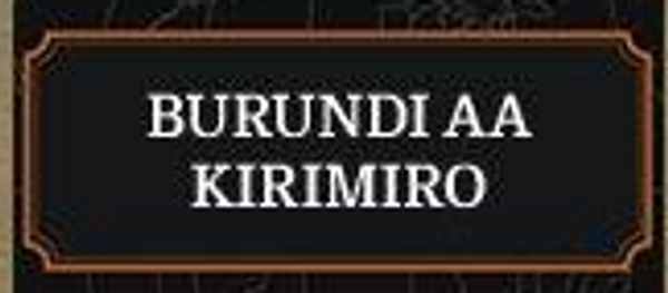 Burundi AA Kirimiro Coffee - 1/2 Pound