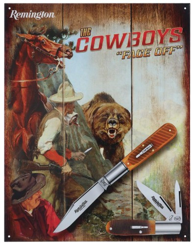 Remington - Cowboy Tin Sign