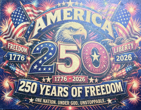 Wood Sign - America 250!