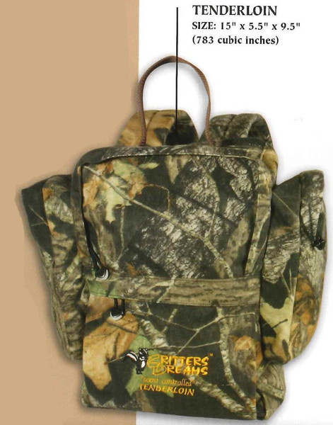 Critters Dreams Tenderloin Scent-Controlled Backpack - RealTree AP Snow - SLIGHT DAMAGE