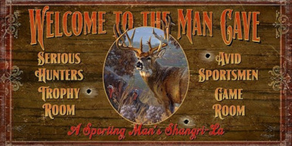 Welcome to the Man Cave - A Sporting Man's Shangri La, Serious Hunter, Trophy Room, Avid Sportsmen, Game Room - S