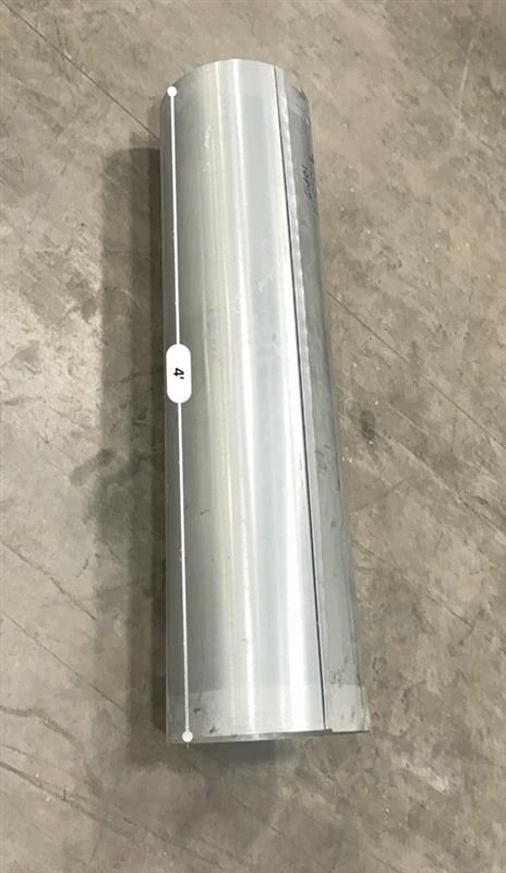 18" Solid Duct - 4' long - 22 Guage - Interlocking Seam