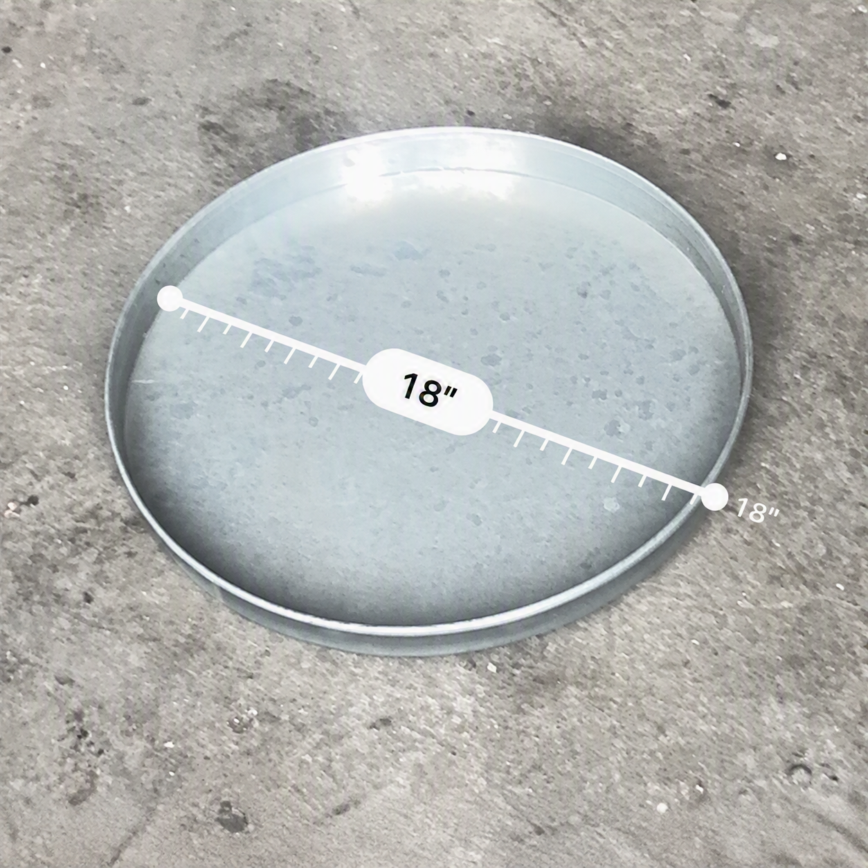 18" Solid End Cap