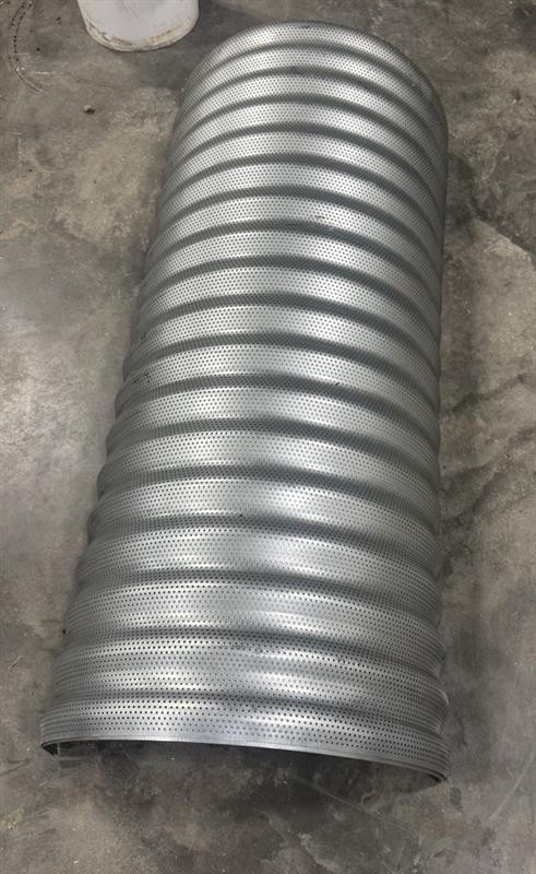 Perforated 4' Section for Half Round Aeration