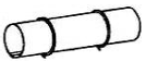 12" Solid Duct - 4' Long - 22 Gauge - Interlocking Seam