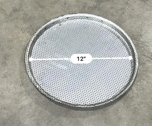 12" Perforated End Cap