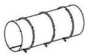 18" Solid Duct - 4' long - 22 Guage - Interlocking Seam