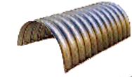Solid 4' Section - Half Round Aeration