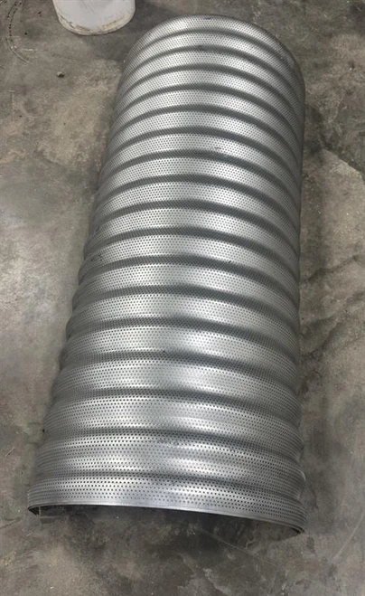 Perforated 4' Section for Half Round Aeration