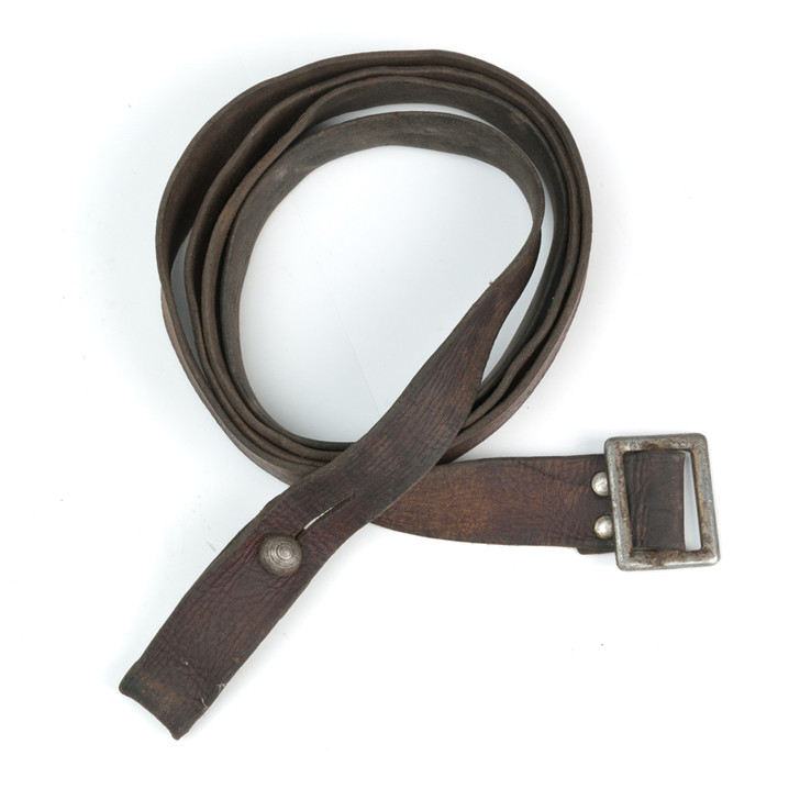 Finnish Leather Mosin Nagant Civil Guard Sling w/Square Buckle Fair condition