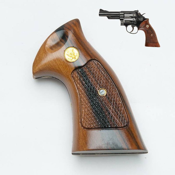 Imported Wood Oversize / Target Grips for Smith & Wesson ("k") Square Butt