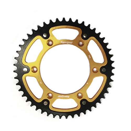 Supersprox Stealth Rear Sprocket KTM 85SX 46-50t (Gold, Orange, Blue)